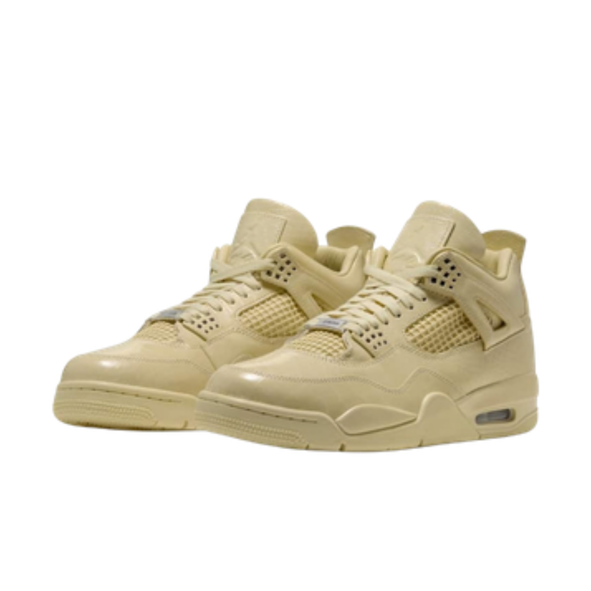 J Balvin x Air Jordan 4 Retro Lemonade IW2872-700 pair front view