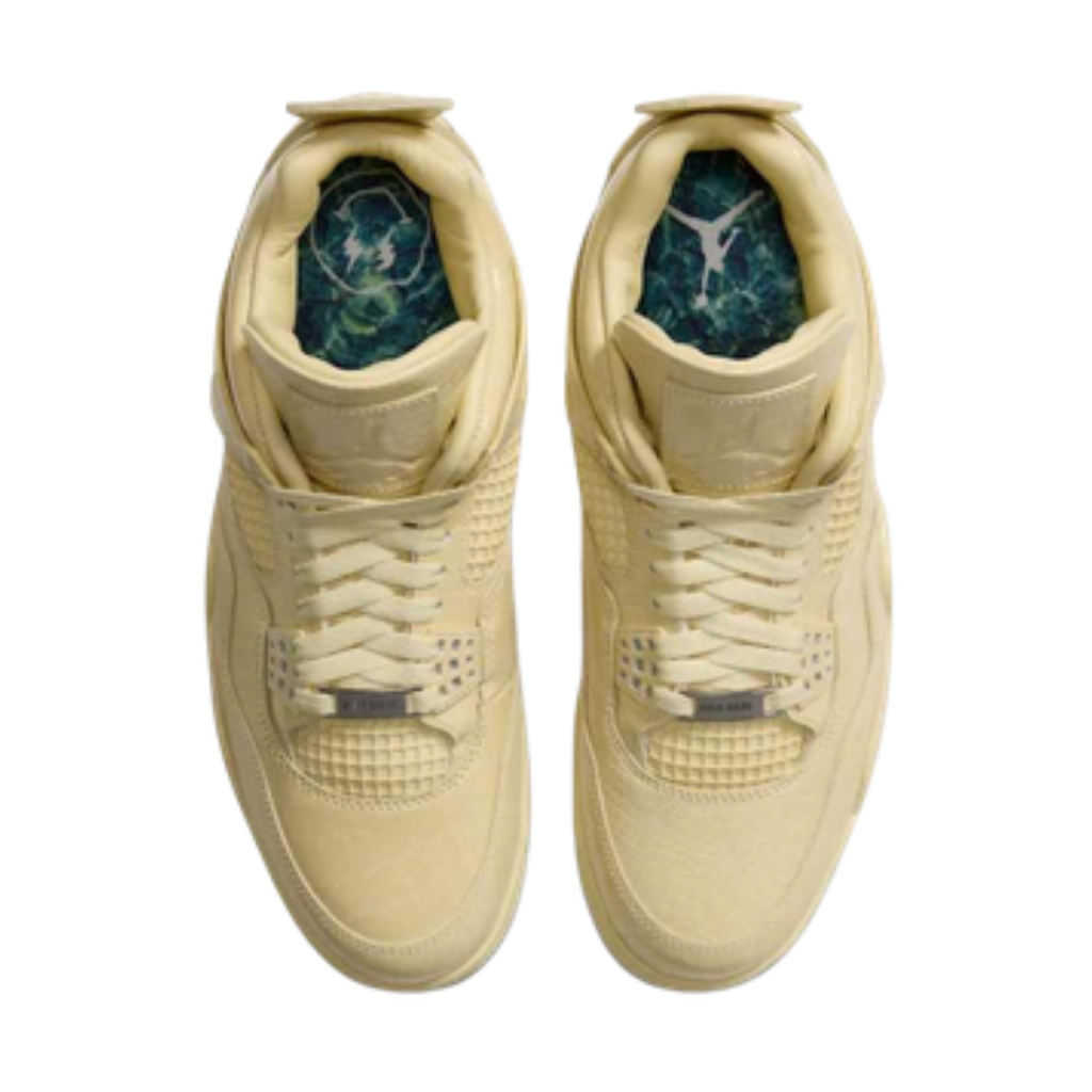 J Balvin x Air Jordan 4 Retro Lemonade IW2872-700 top view