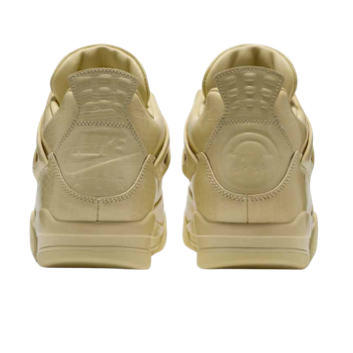 J Balvin x Air Jordan 4 Retro Lemonade IW2872-700 heel view