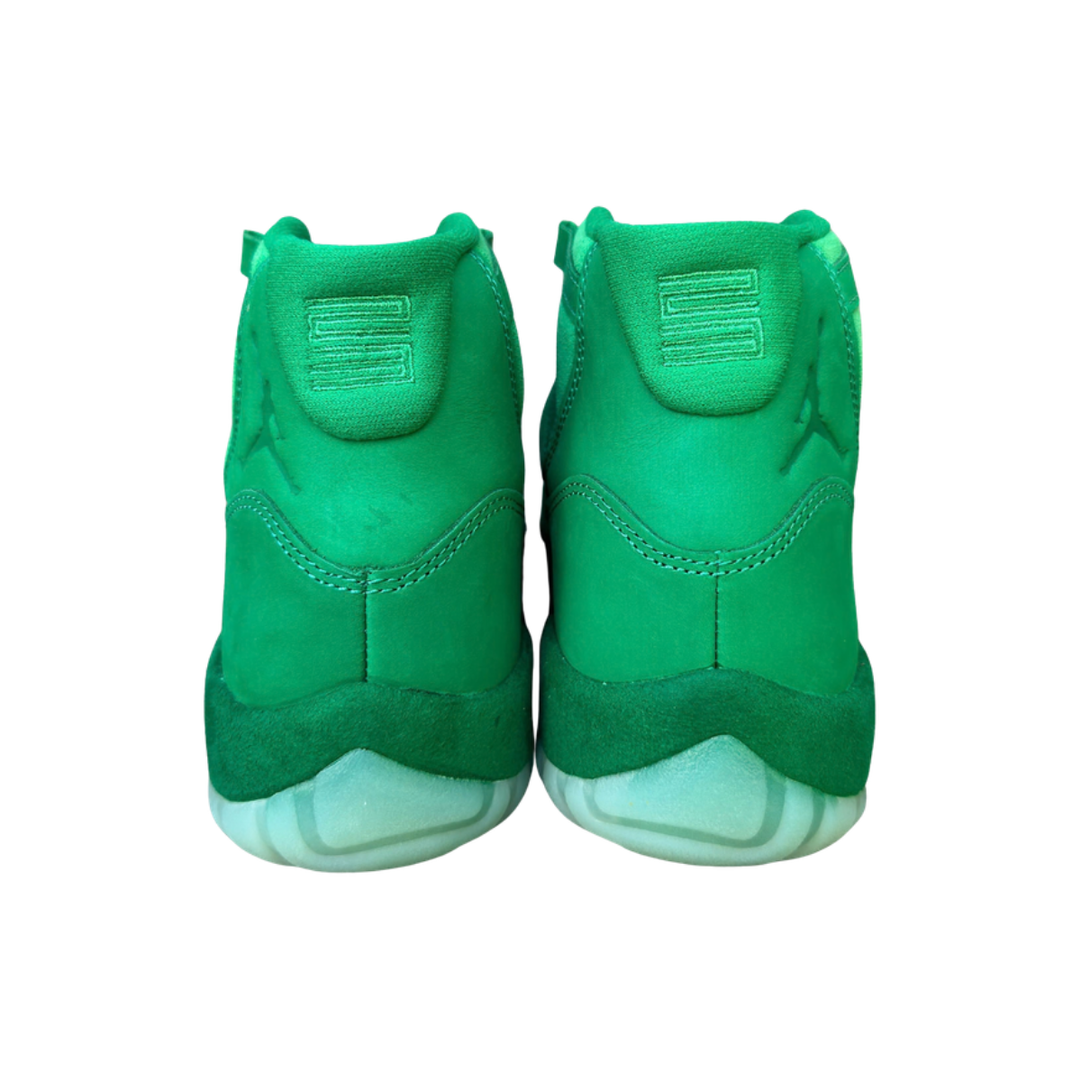 Air Jordan 11 Retro Monstars Green Screen IQ5700-900 heel view