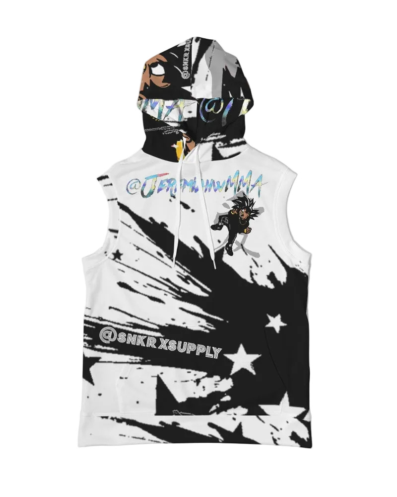 JWMMA Men's All-Over Print Heavyweight Sleeveless Hoodie