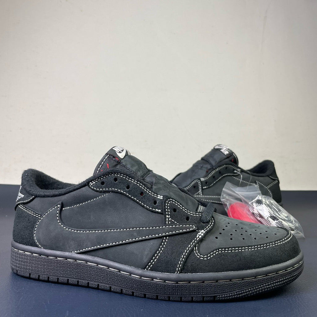 Travis Scott Air Jordan 1 Low OG Black Phantom Men's Sneakers