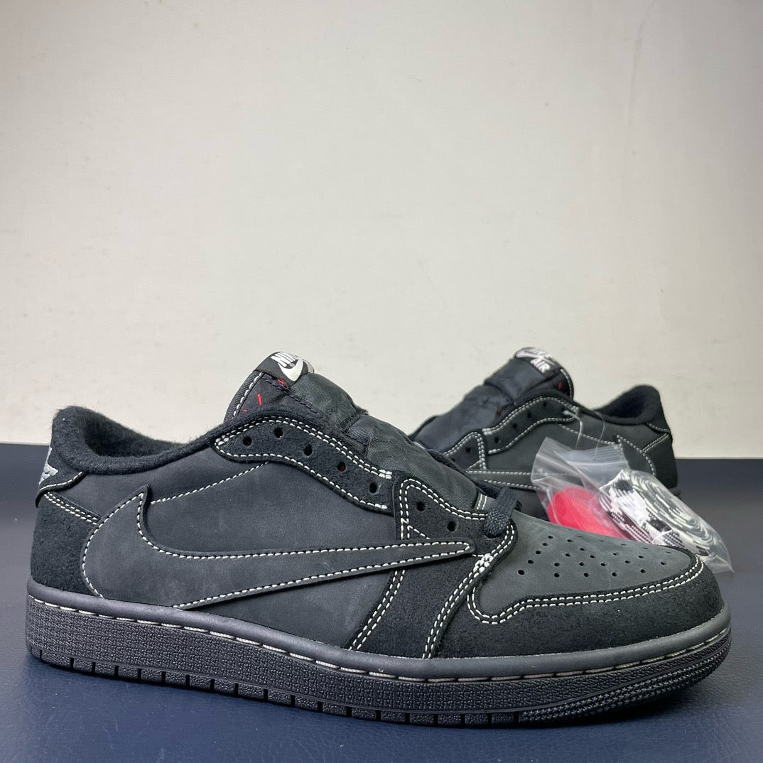 Travis Scott Air Jordan 1 Low OG Black Phantom Men's Sneakers