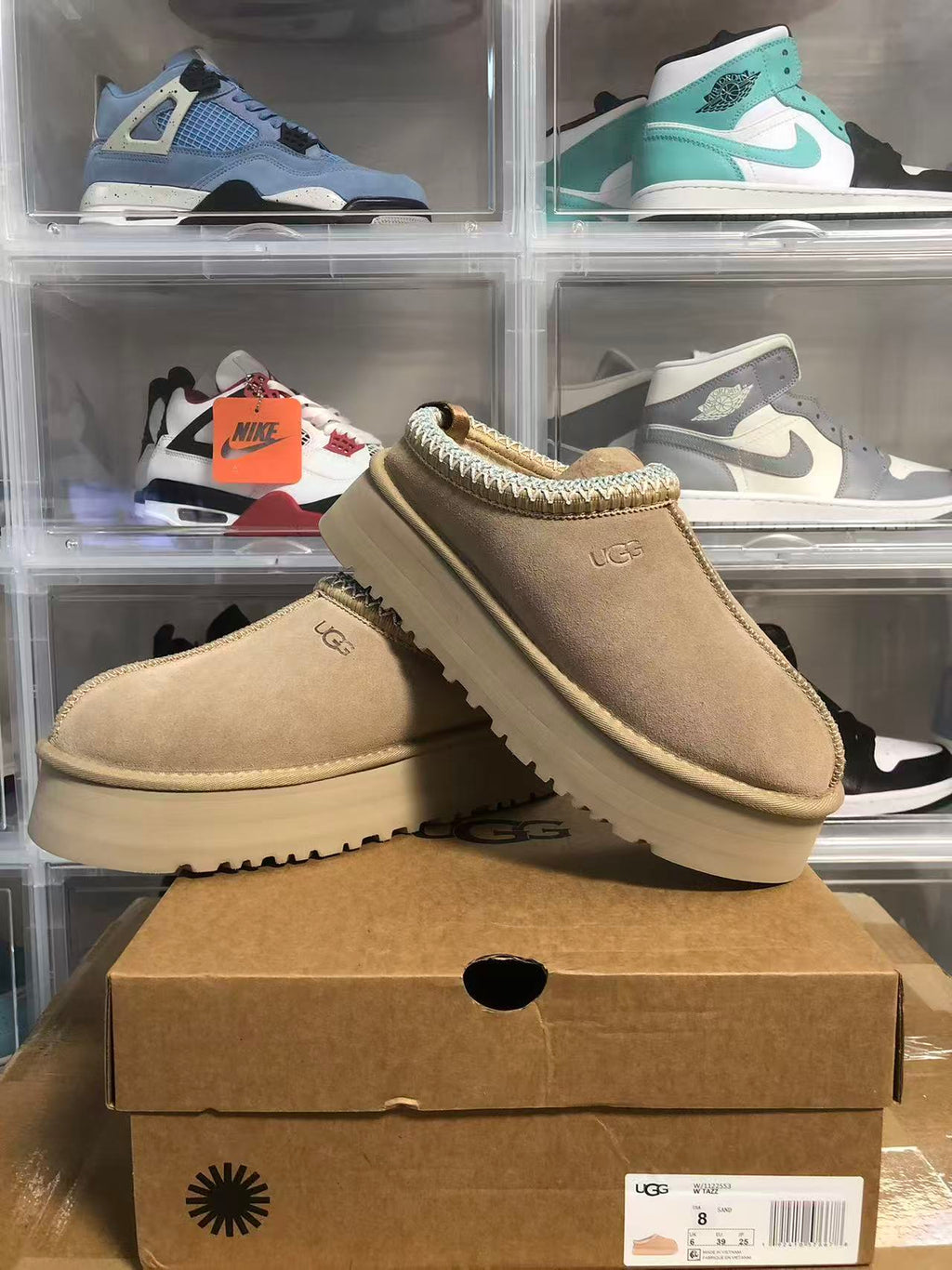UGG Tasman Slipper — Sand | S-0011–S-0015