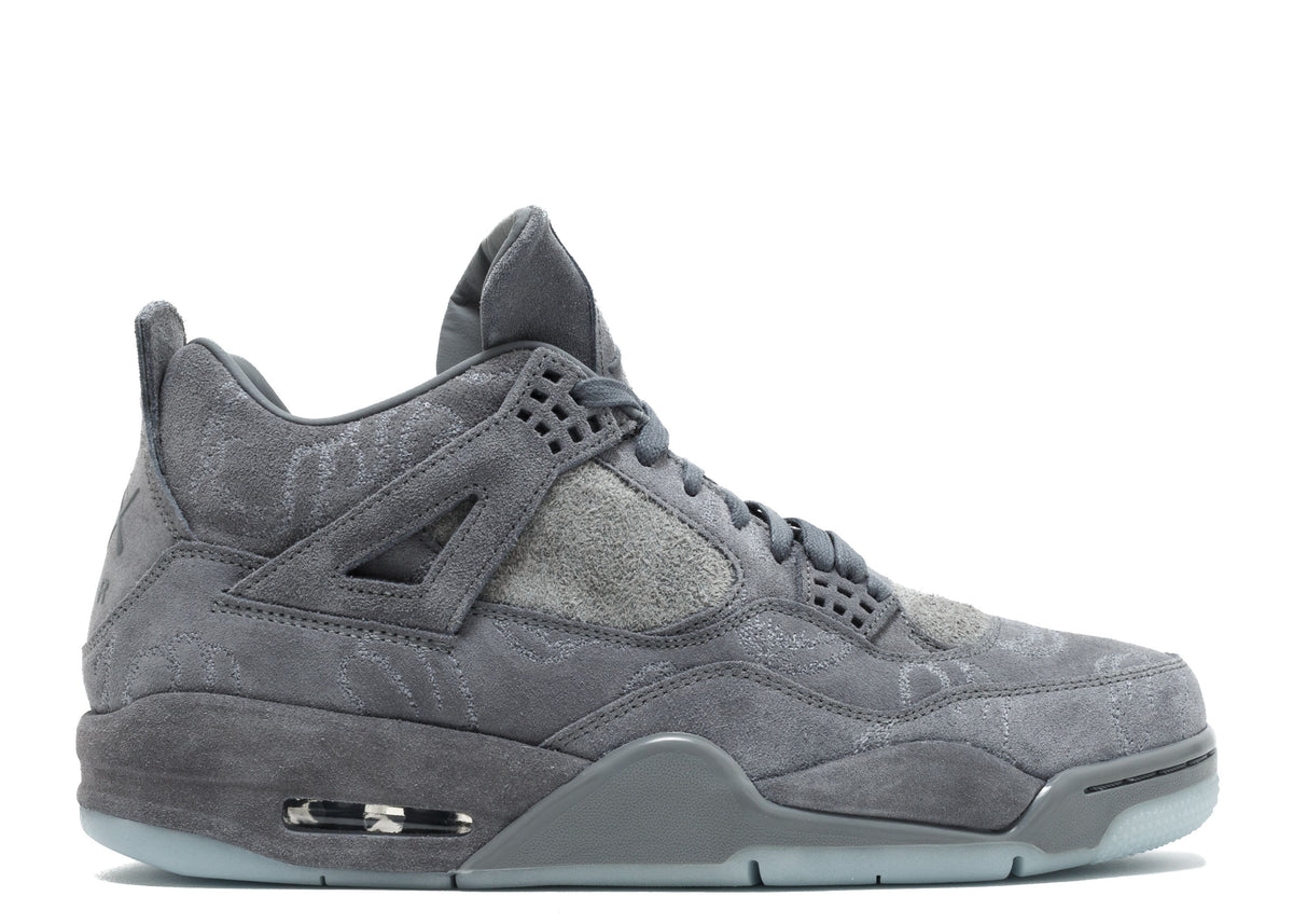 KAWS x Air Jordan 4 'Cool Grey' side view