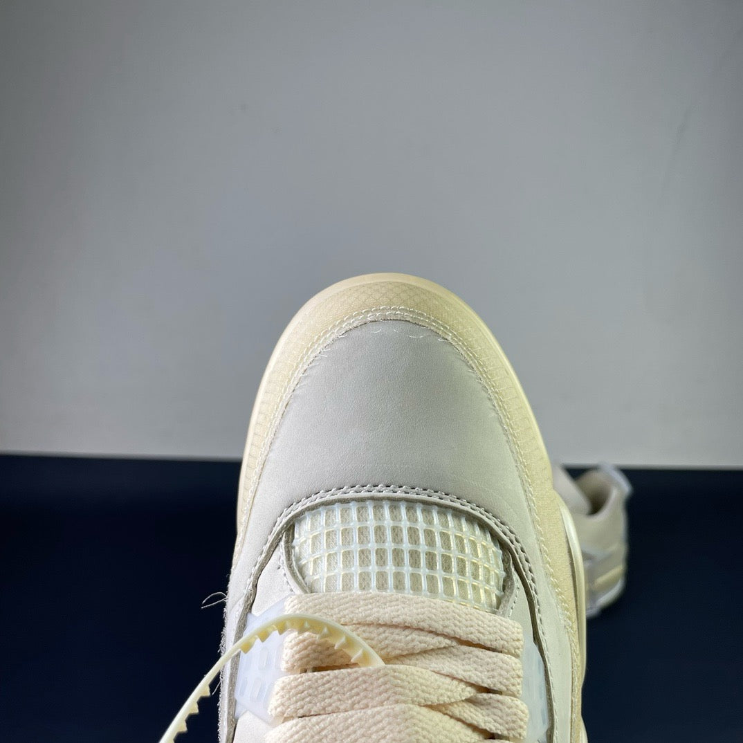 OFF-WHITE x Air Jordan 4 Retro "White Sail"