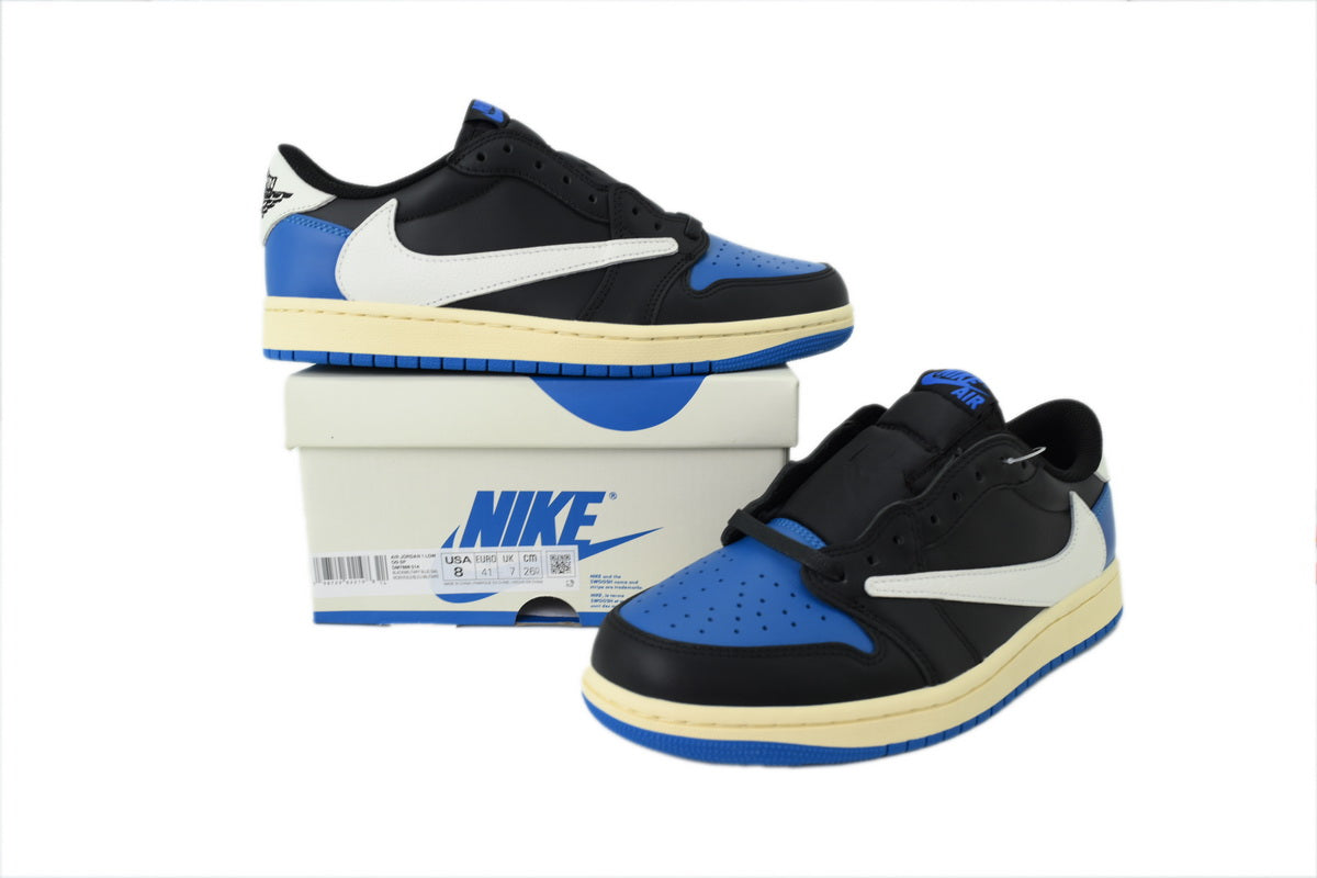 SAMPLE FRAGMENT x Travis Scott x Air Jordan 1 Retro Low OG 'Black Blue'