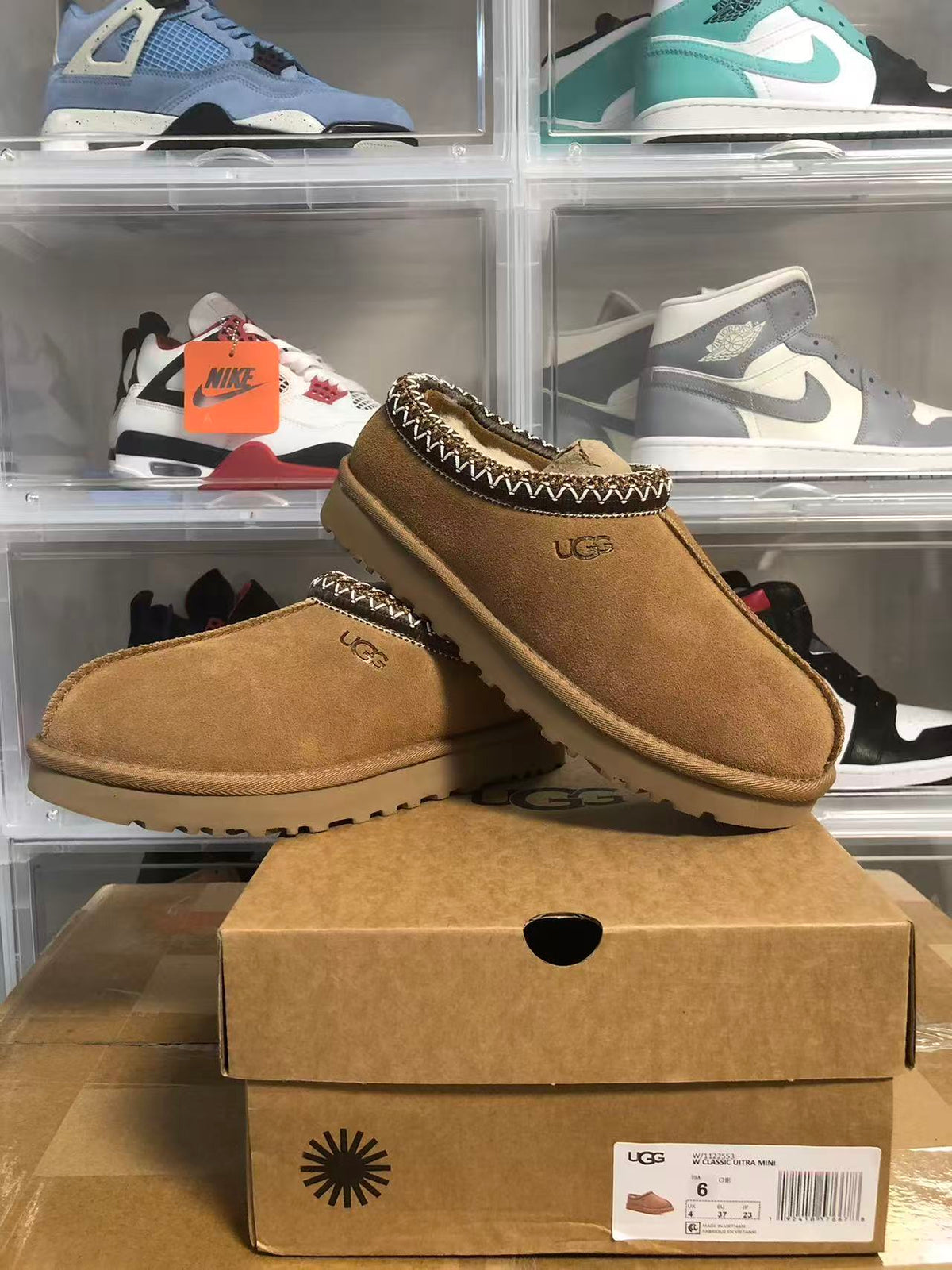 Pantufla UGG Tasman — Tan | S-0021–S-0025