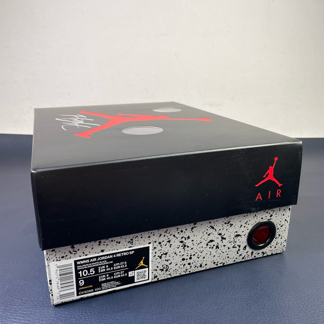OFF-WHITE x Air Jordan 4 Retro "White Sail"