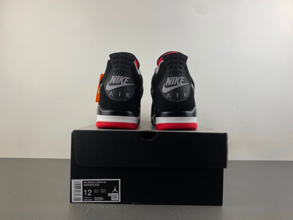 Air Jordan 4 Retro "Bred" (2026) IX8180-001 - Early Release Bulk (November 2026)