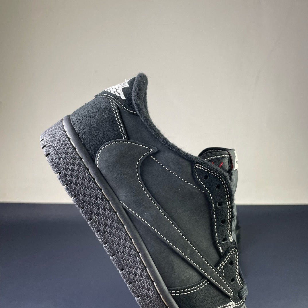 Travis Scott Air Jordan 1 Low OG Black Phantom Men's Sneakers