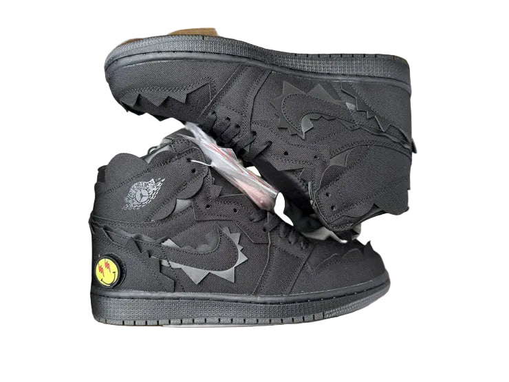 J Balvin x Air Jordan 1 High OG "Omerta" Triple Black