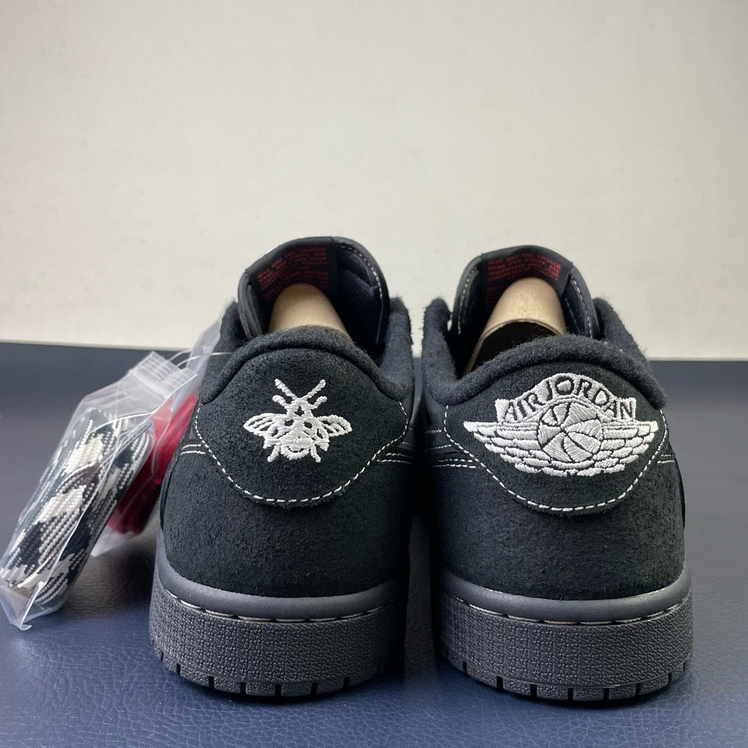 Travis Scott Air Jordan 1 Low OG Black Phantom Men's Sneakers