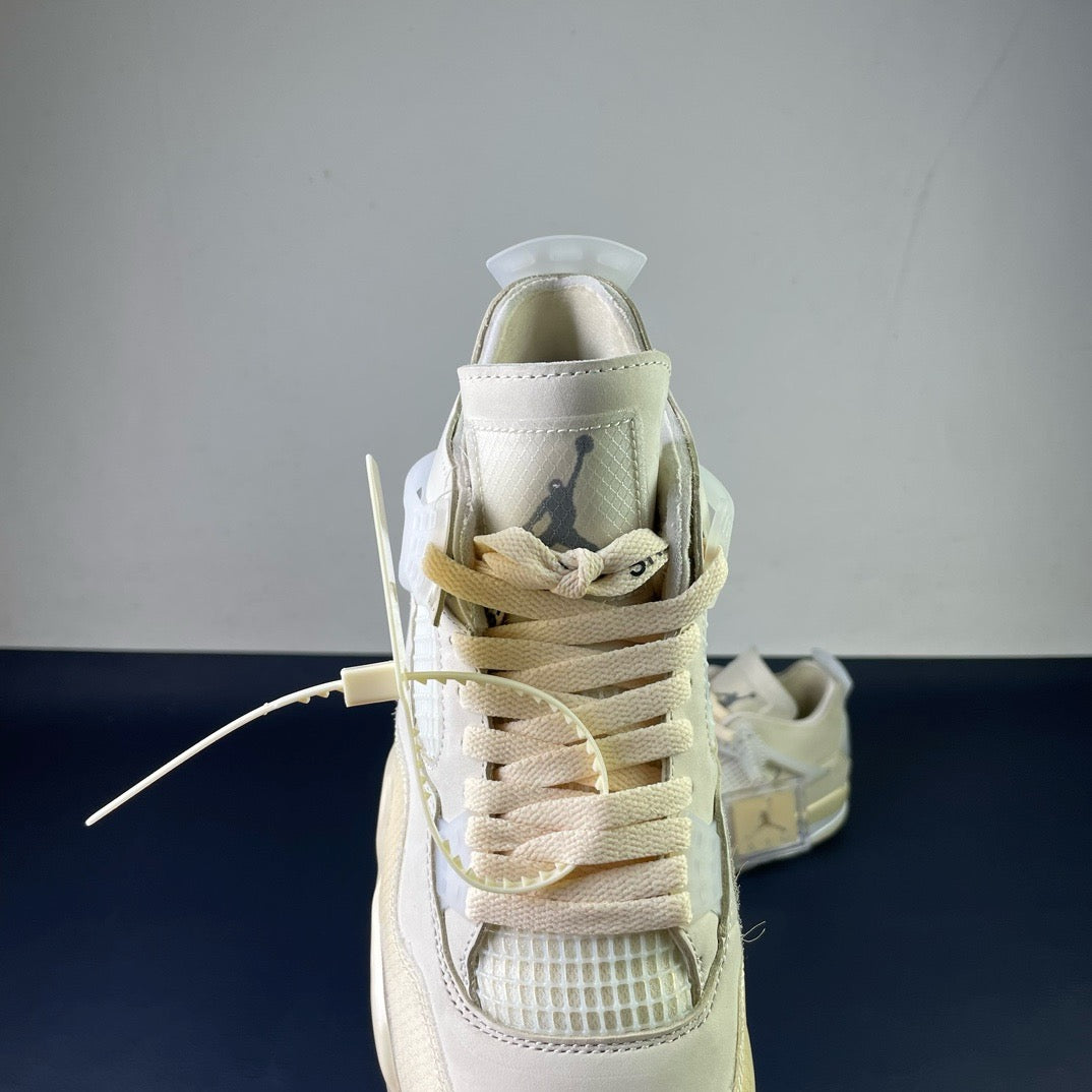 OFF-WHITE x Air Jordan 4 Retro "White Sail"