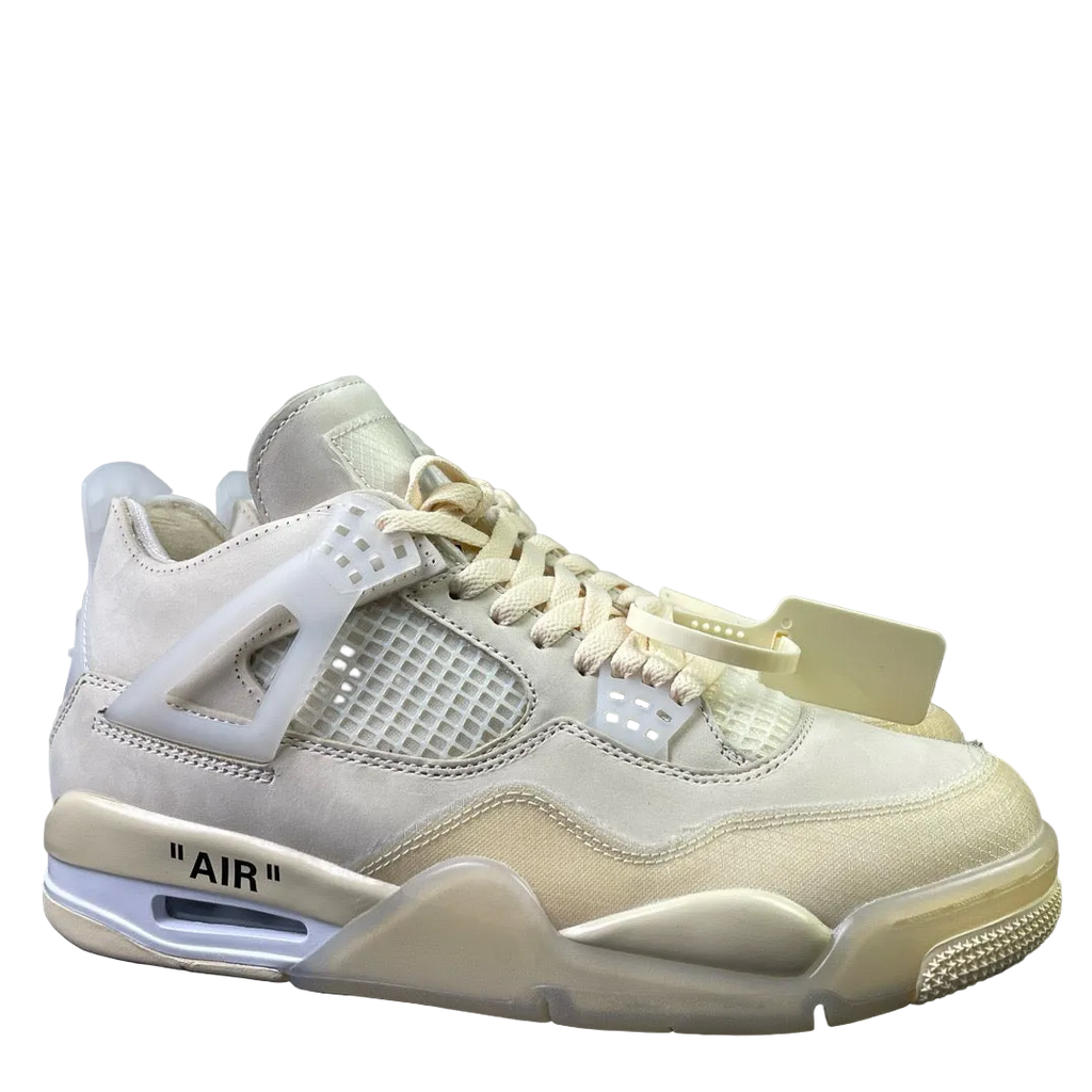 OFF-WHITE x Air Jordan 4 Retro "White Sail"