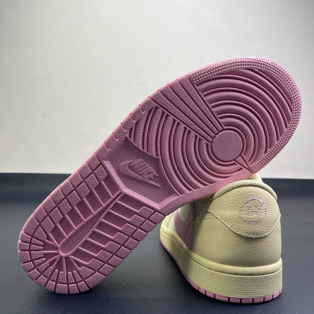 Travis Scott Air Jordan 1 Low Shy Pink IQ7604-100 Women's Sneakers