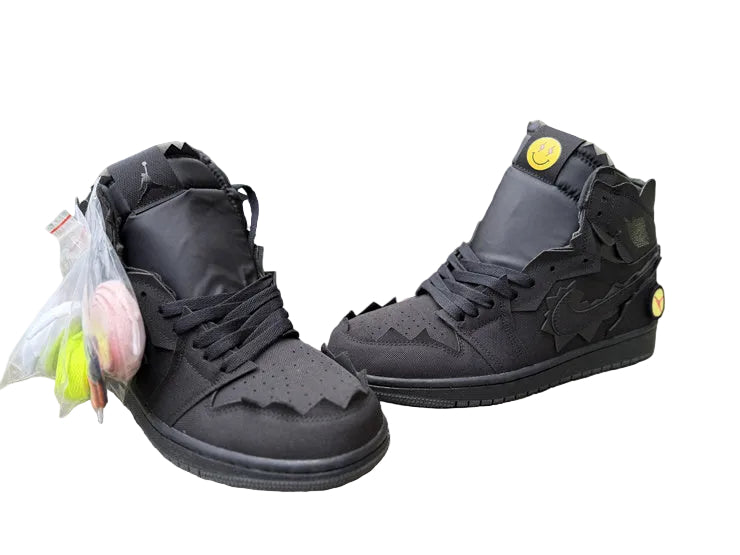 J Balvin x Air Jordan 1 High OG "Omerta" Triple Black