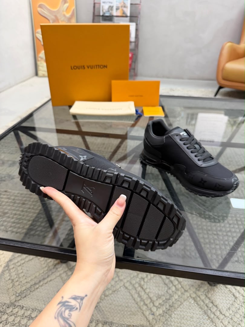 Louis Vuitton Run Away Sneaker – Black Monogram