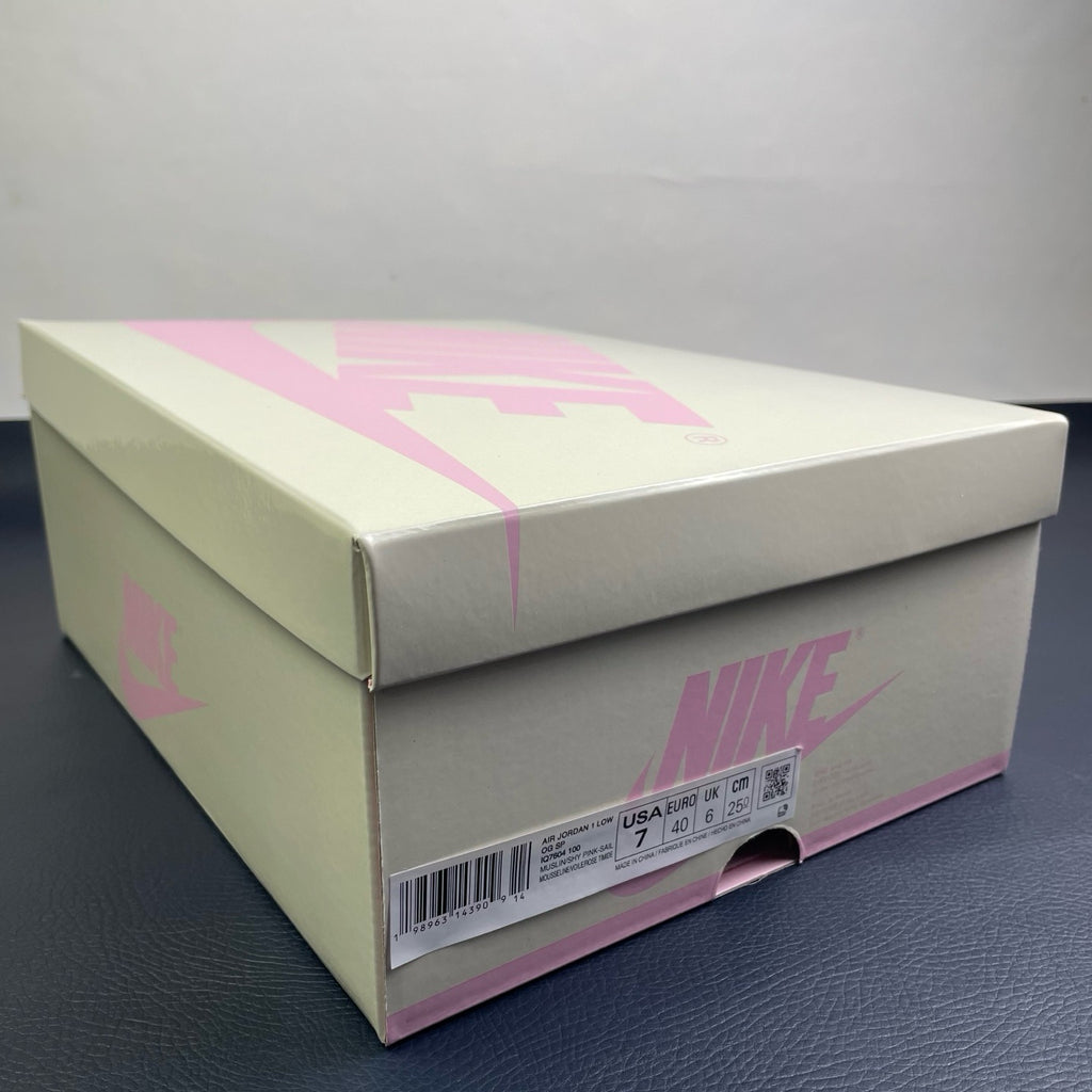 Travis Scott Air Jordan 1 Low Shy Pink IQ7604-100 Women's Sneakers