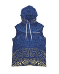 BOS Men's All-Over Print Heavyweight Sleeveless Hoodie
