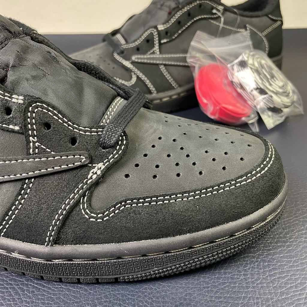 Travis Scott Air Jordan 1 Low OG Black Phantom Men's Sneakers