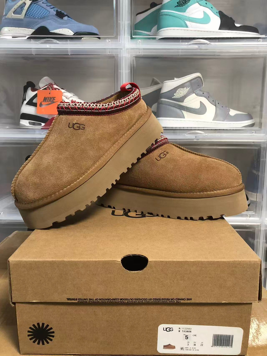 UGG Tasman Slipper — Chestnut | S-0001–S-0005