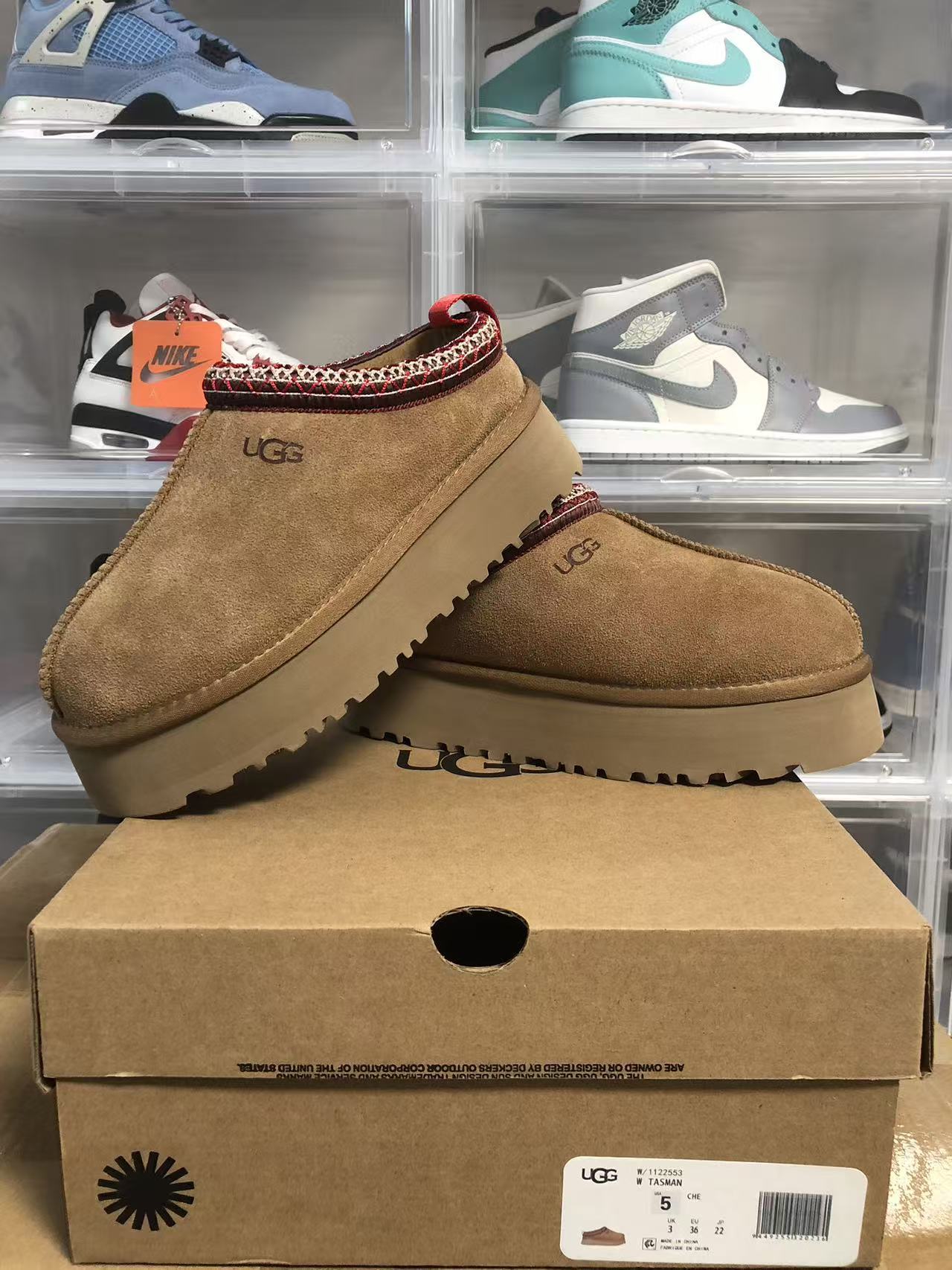 UGG Tasman Slipper — Chestnut | S-0001–S-0005