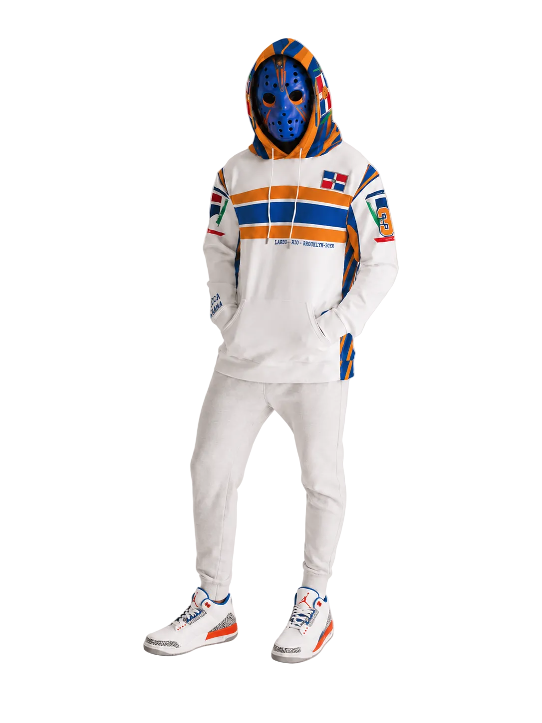 Lab X — RD Hoodie + AJ3 Knicks Combo