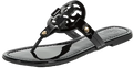 Tory Burch Women's Miller Patent Sandal - Perfect Black