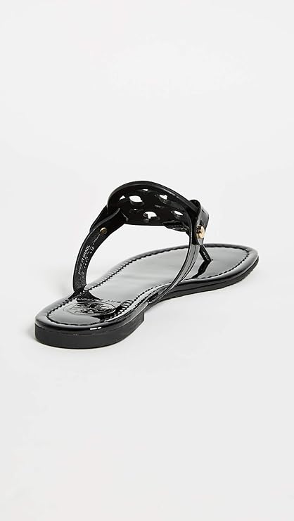 Tory Burch Women's Miller Patent Sandal - Perfect Black