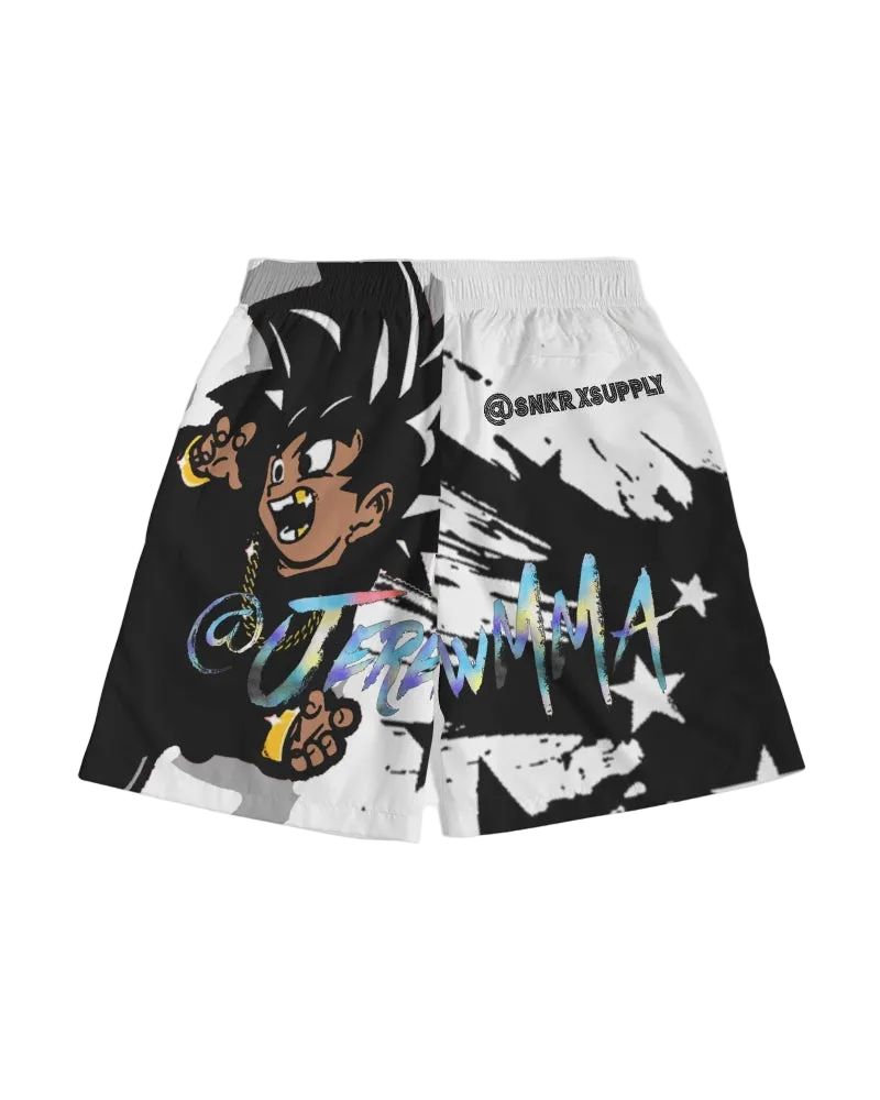 JWMMA Men's All-Over Print Jogger Shorts