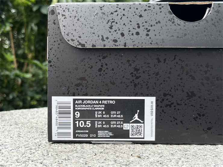 Air Jordan 4 Retro Black Cat (2025) — Men's