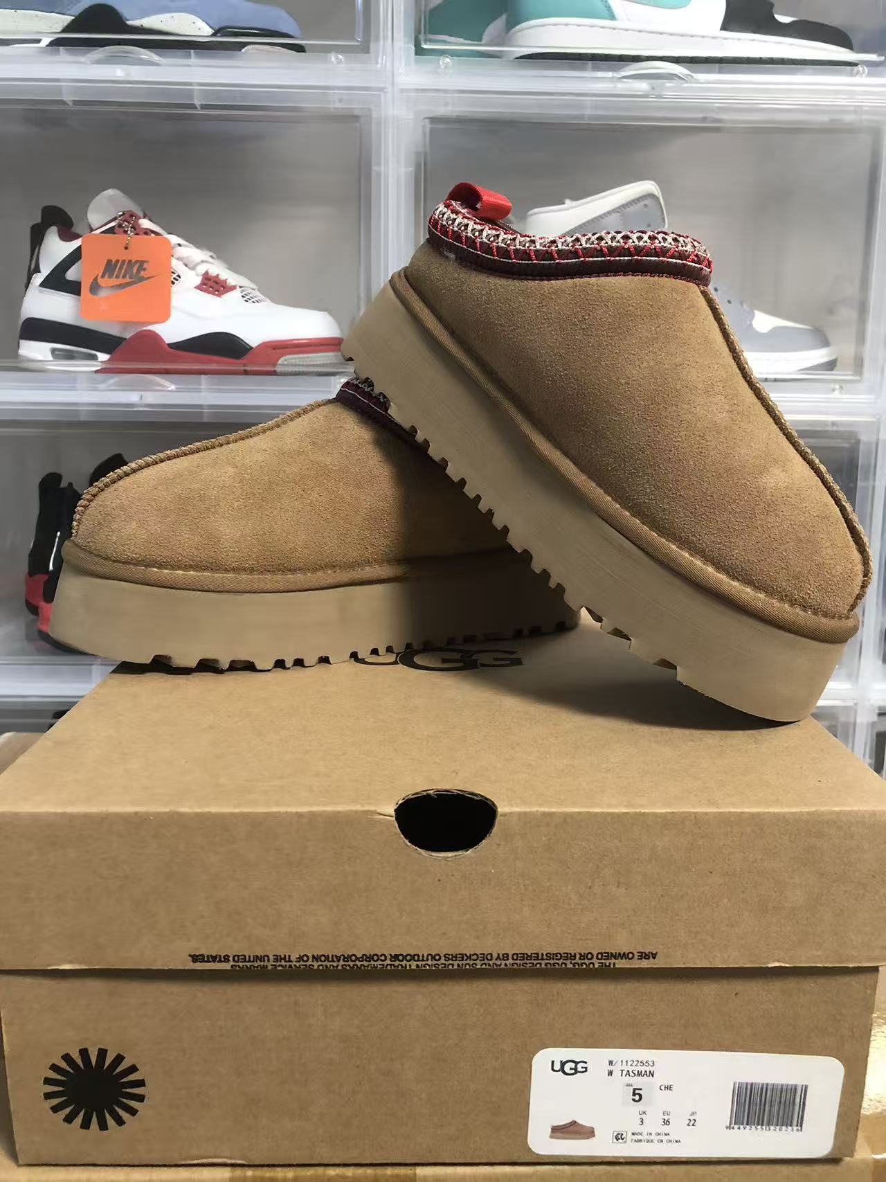 UGG Tasman Slipper — Chestnut | S-0001–S-0005
