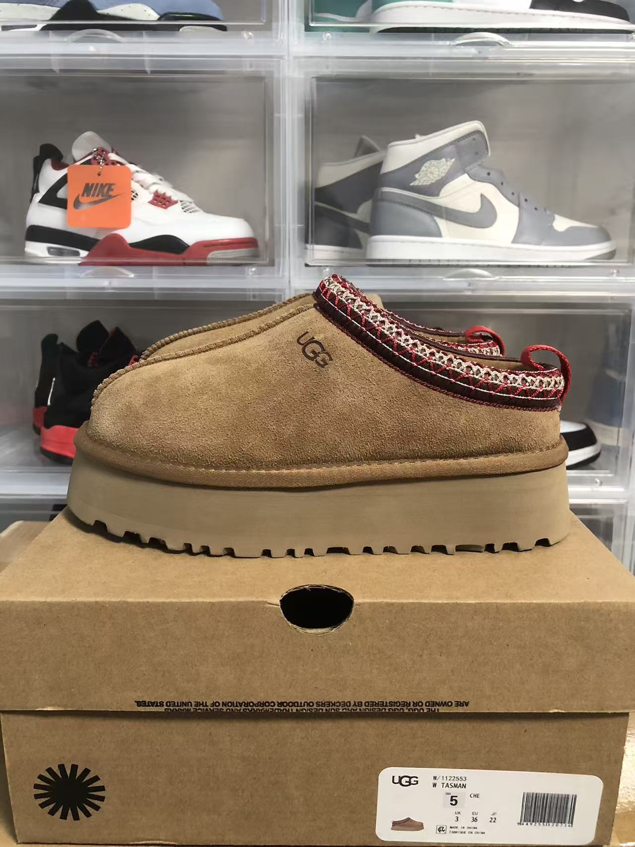 UGG Tasman Slipper — Chestnut | S-0001–S-0005