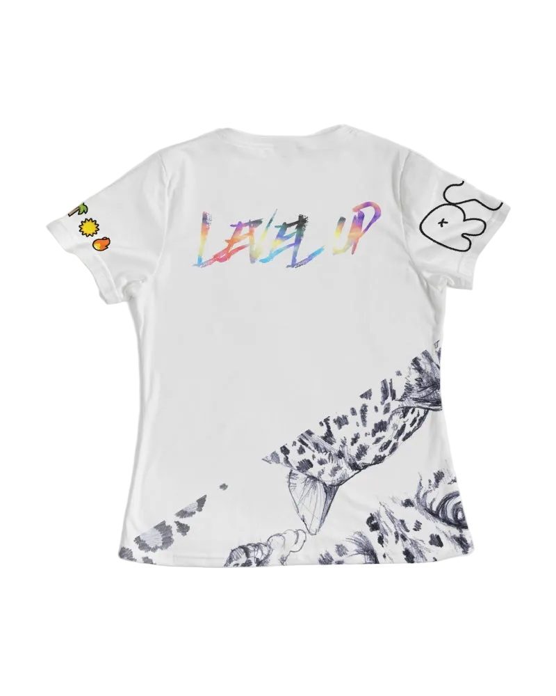 LVUP Women's All-Over Print Tee