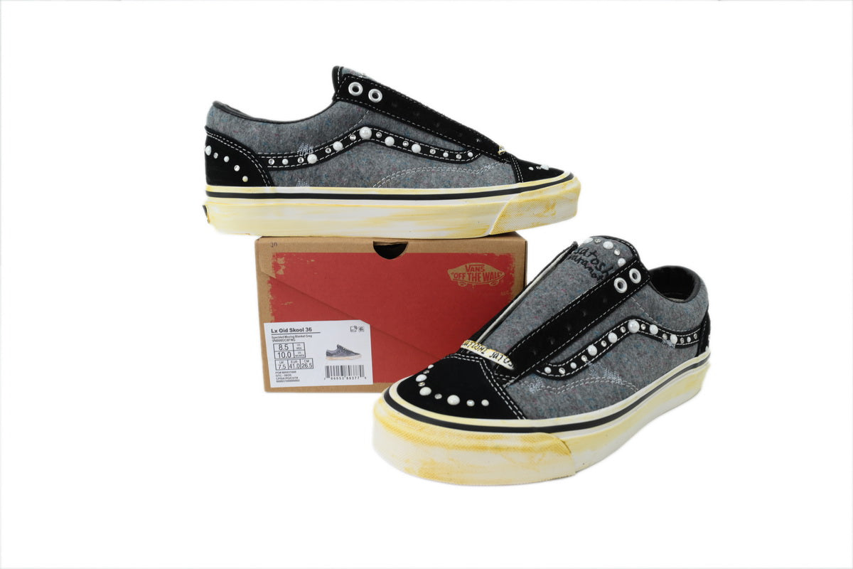 Vans OTW Old Skool Reissue 36 Satoshi Nakamoto Pearlized Speckled Moving Blanket Grey