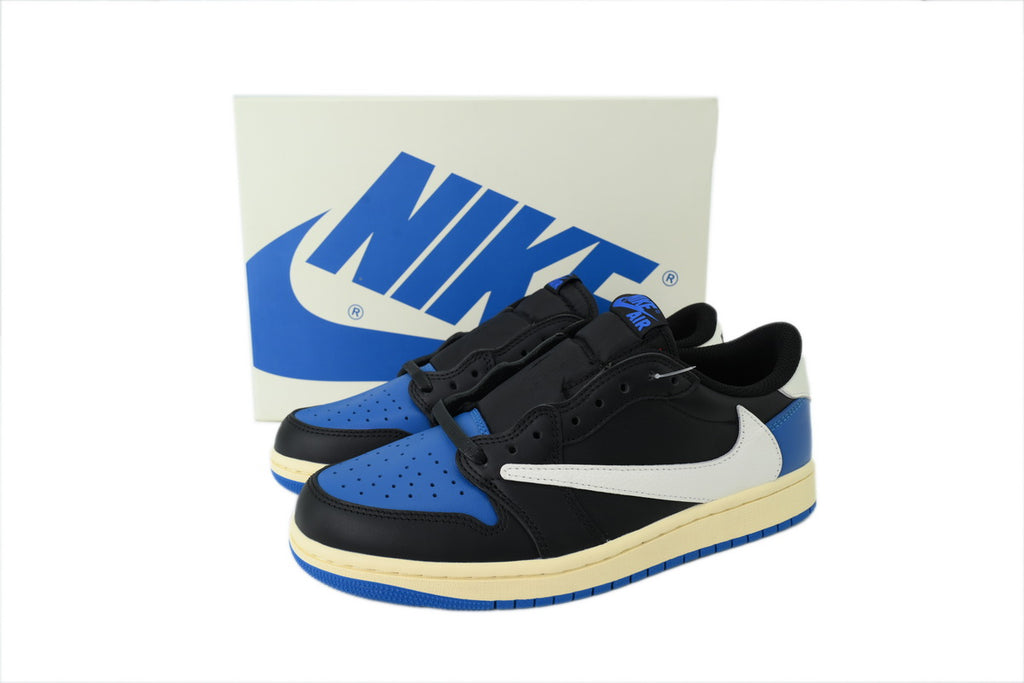 SAMPLE FRAGMENT x Travis Scott x Air Jordan 1 Retro Low OG 'Black Blue'