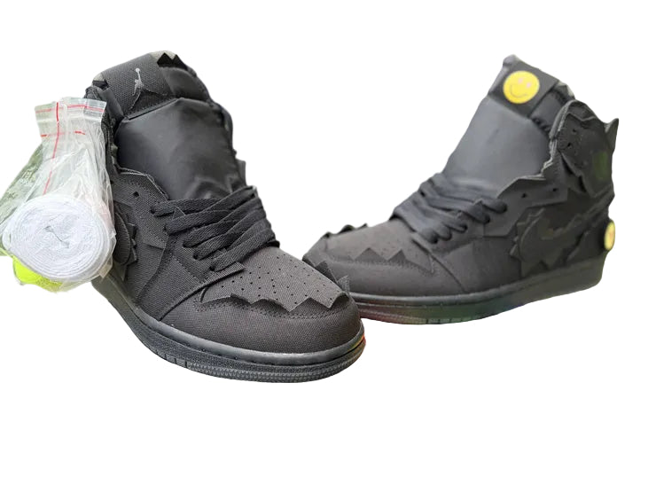 J Balvin x Air Jordan 1 High OG "Omerta" Triple Black