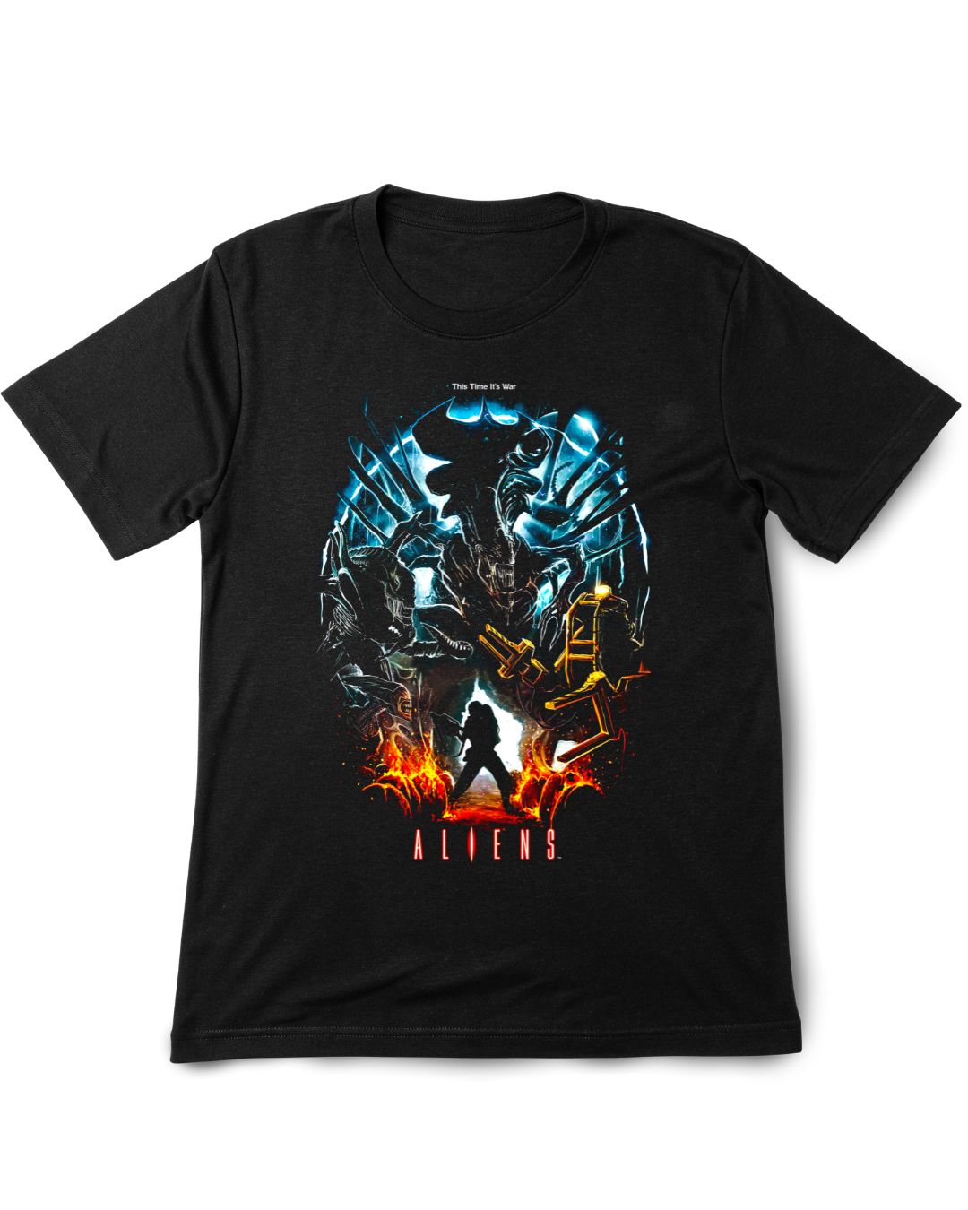 Aliens 2  Vintage Printed Tee Shirt