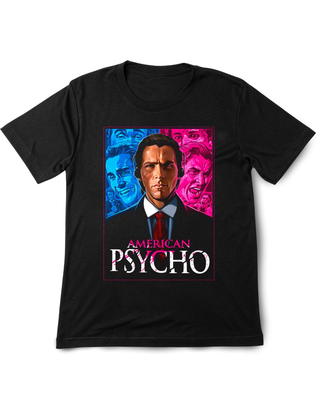 American Psycho Vintage Printed Tee Shirt