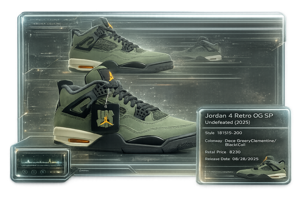 Air Jordan 4 Retro OG SP Undefeated (2025)