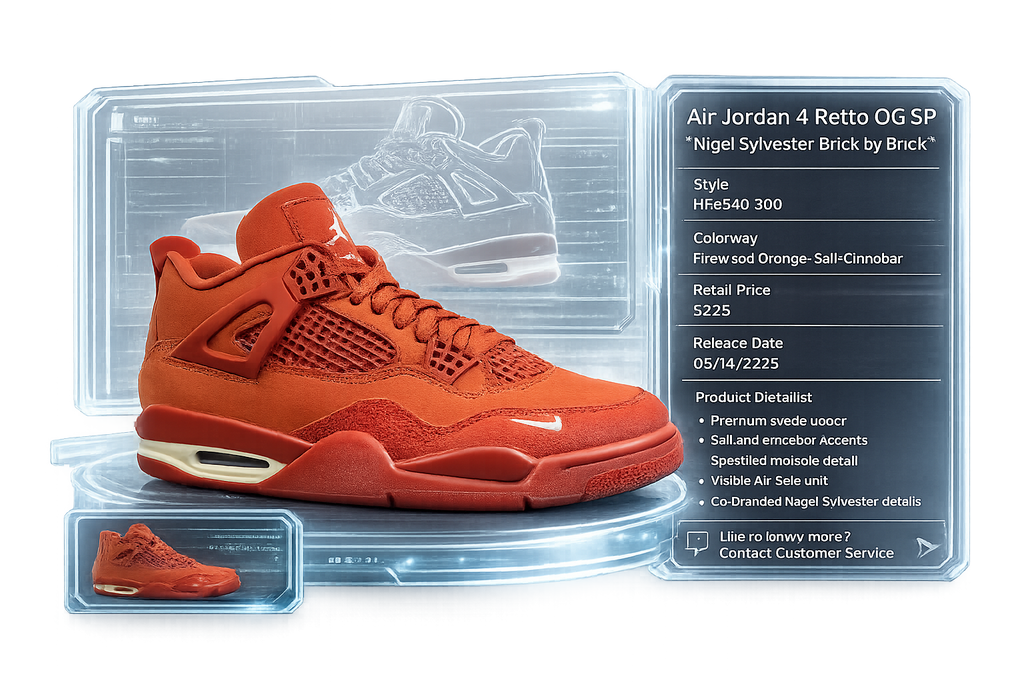 Nigel Sylvester Jordan 4 Brick by Brick - possible pull