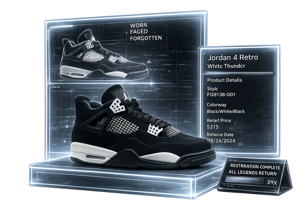 Air Jordan 4 Retro White Thunder (2024)