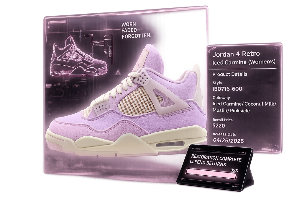Air Jordan 4 Iced Carmine - possible pull