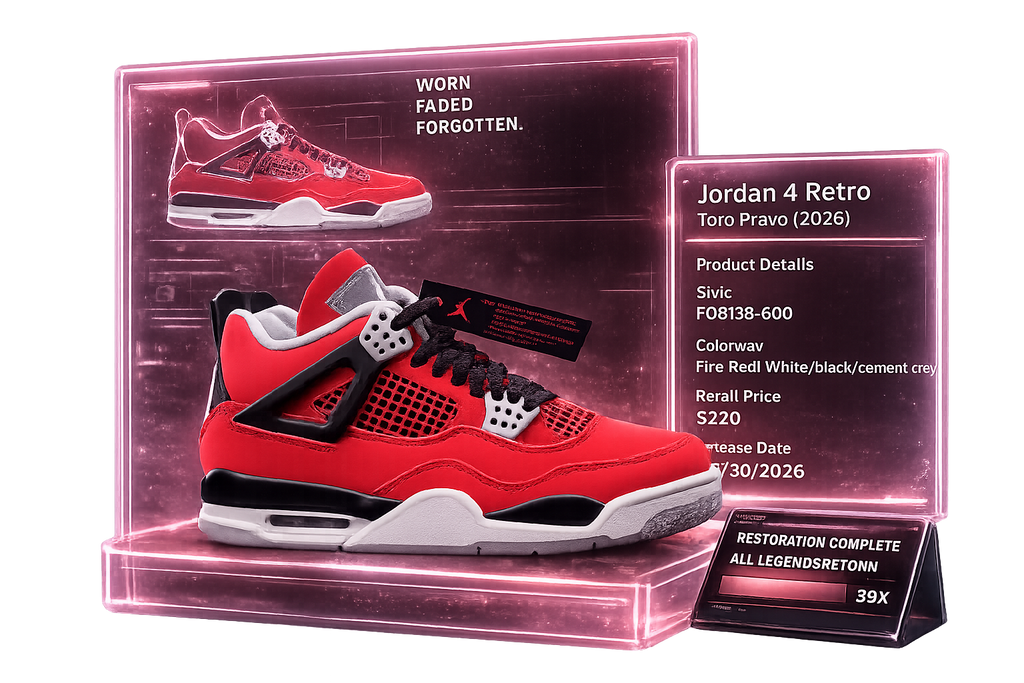 Air Jordan 4 Toro Bravo - possible pull