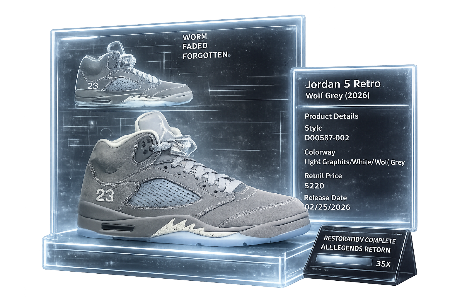 Air Jordan 5 Retro Wolf Grey (2026) — Men's