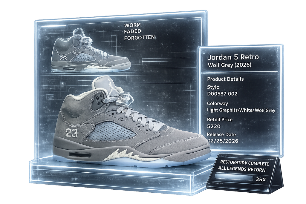 Air Jordan 5 Wolf Grey - possible pull