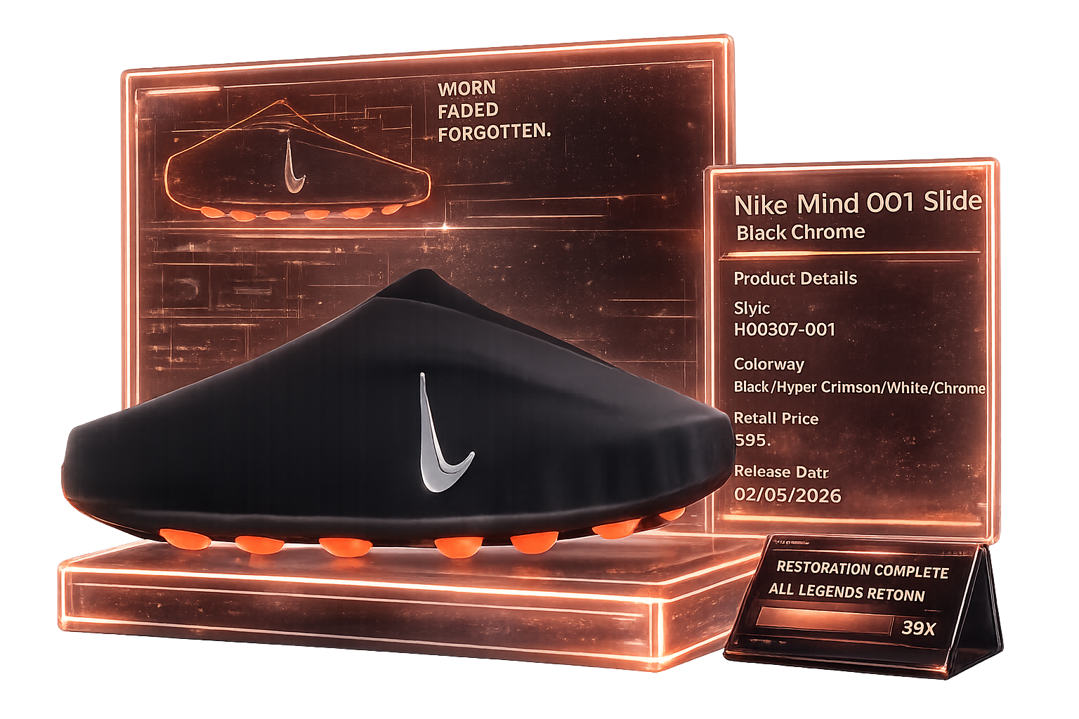 Nike Mind 001 Black Chrome - possible pull