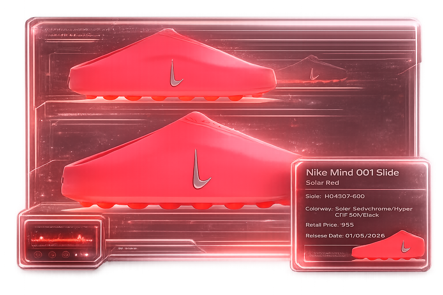 Nike Mind 001 Solar Red - possible pull