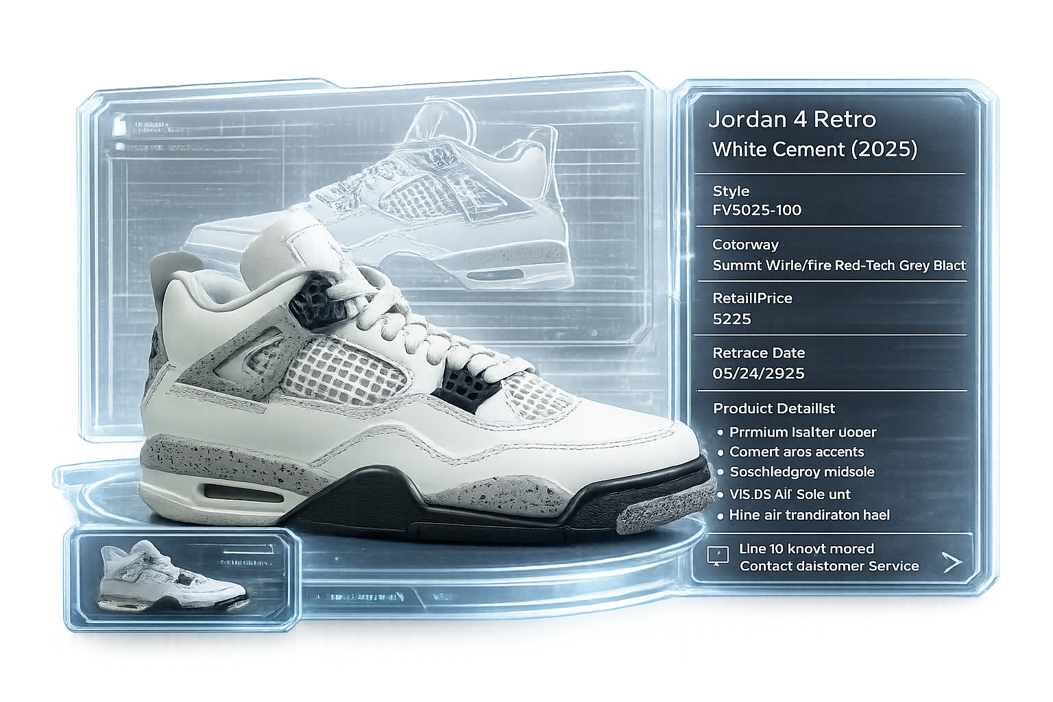 Air Jordan 4 White Cement - possible pull